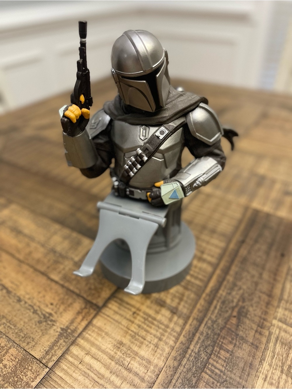 Star Wars The Mandalorian Cable Guy phone stand and gaming controller holder